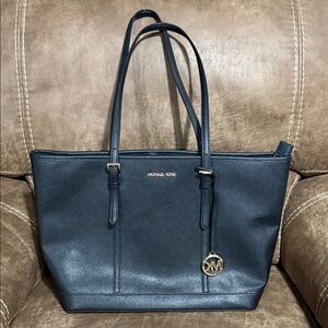 MICHAEL Michael Kors Black Leather Tote